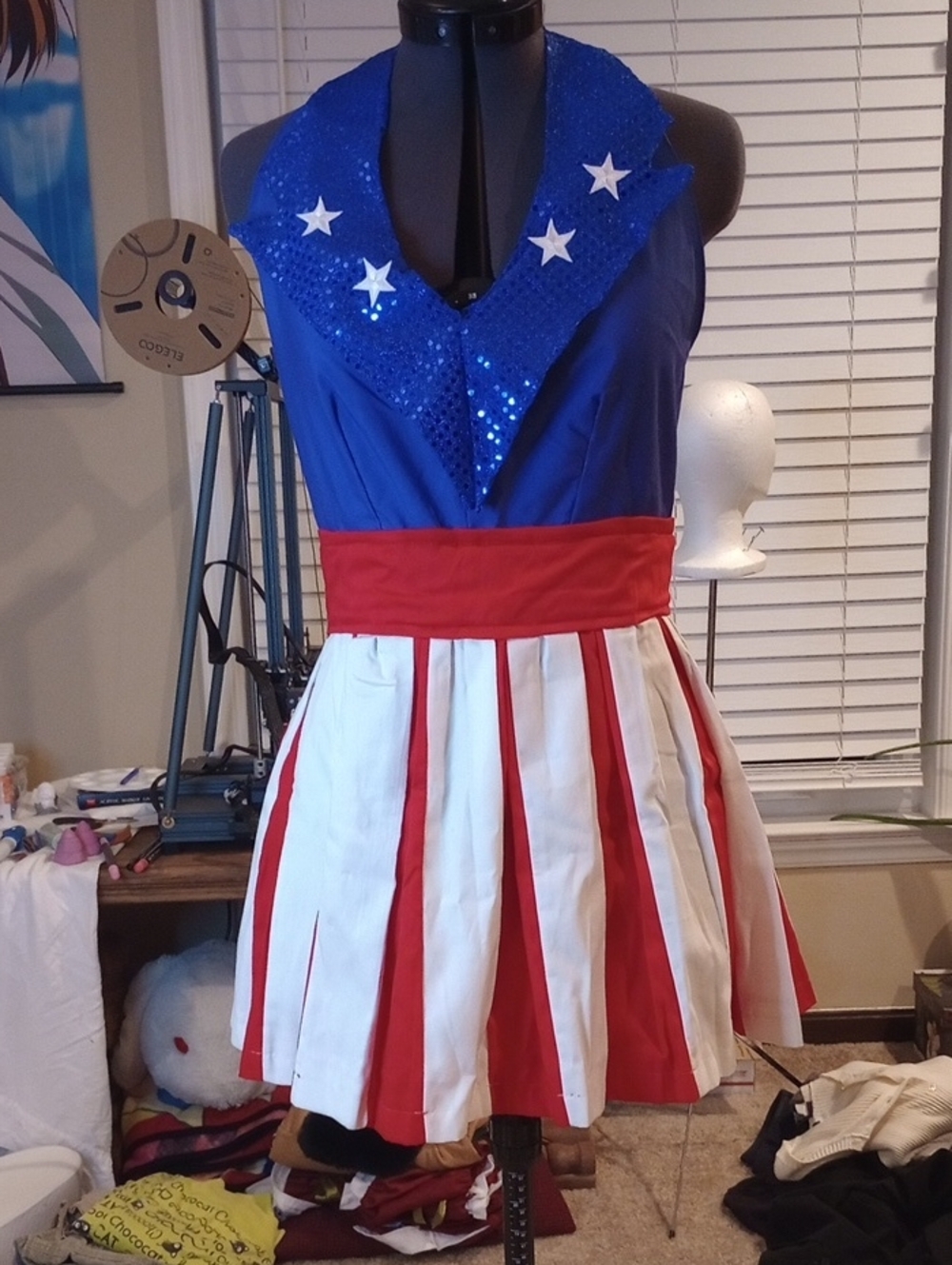 Handmade Captain America USO Girl Uniform